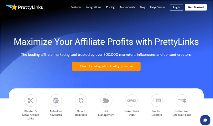 PrettyLinks plugin